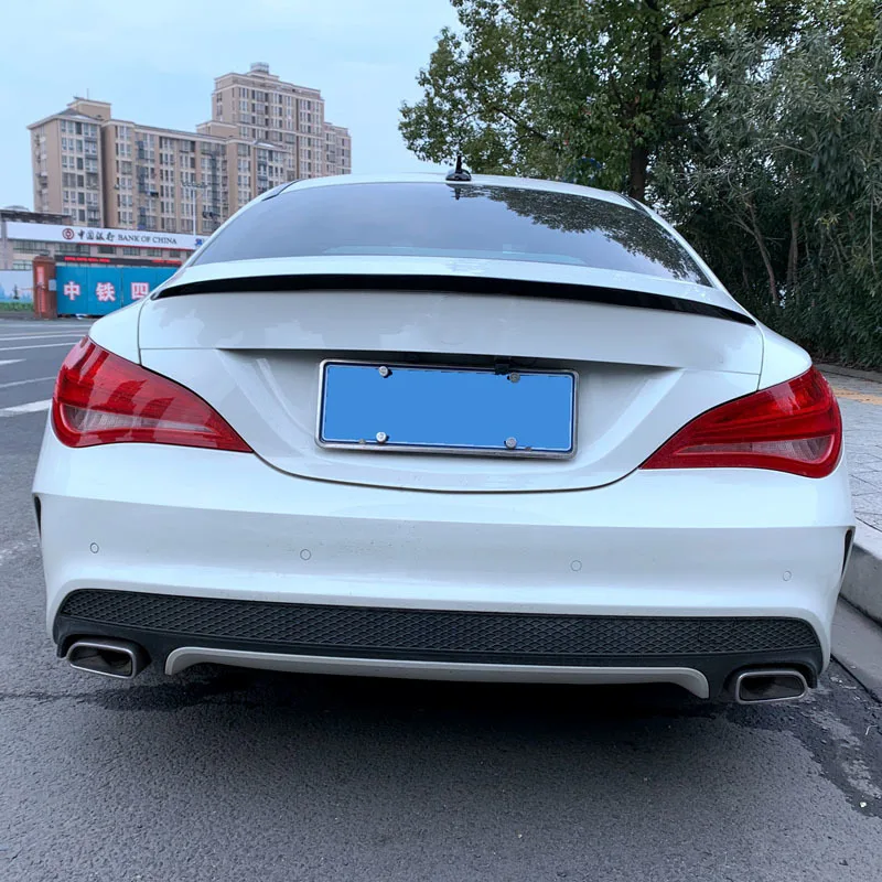 Высококачественный спойлер из АБС пластика для Mercedes Benz CLA 2016 2017 2018 2019|Спойлеры и