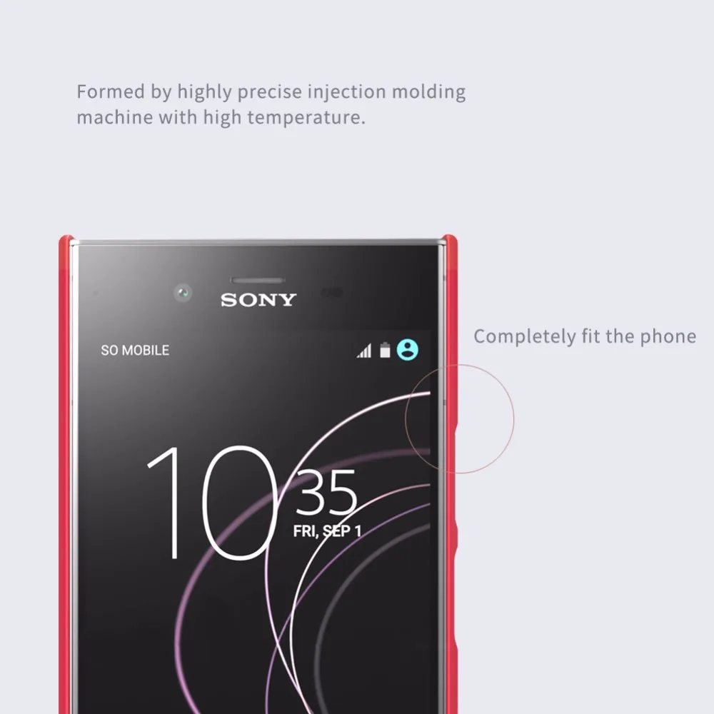 Для Sony Xperia XZ1 чехол Nillkin матовый защитный ПК Пластиковый жесткий для бесплатный