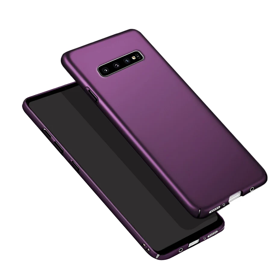 Чехол для Samsung Galaxy S10 тонкий матовый жесткий защитный чехол телефона Plus S10e Lite |