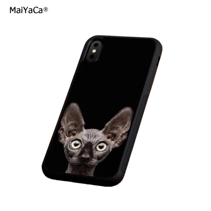 Мягкие чехлы sphynx с изображением кошек и животных для apple iPhone 11 pro max 5s SE 6 6s plus 7 7plus 8
