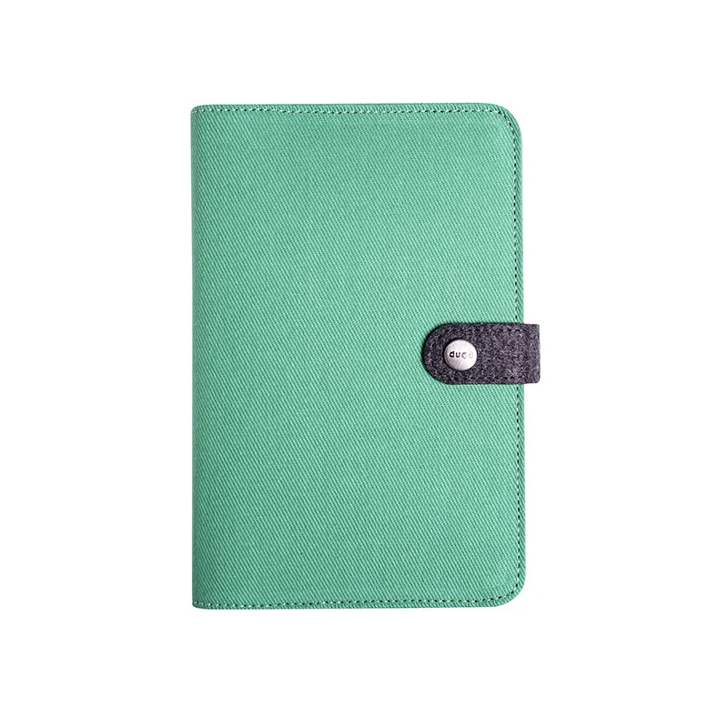 A Green Black Хлопковая ткань, покрытая А5, блокнот, чистый цвет, botebook, для школы, используется, записная книжка, офисные школьные принадлежности, pocketbook - Цвет: A Green Black