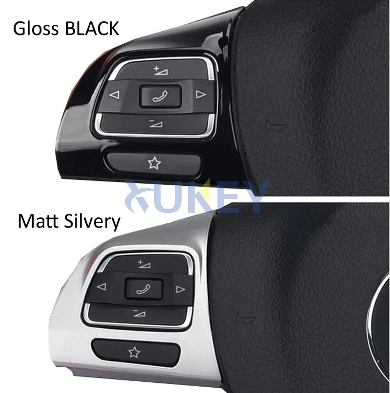 Хромированная накладка на руль для VW GOLF MK6 PASSAT B7 CC EOS TIGUAN JETTA TOURAN SHARAN CADDY BADGE