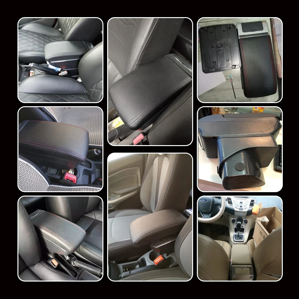 Для Toyota Vios 2002-2008 подлокотник коробка центральный магазин содержание коробка для хранения с пепельницей