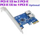 10 компл.лот PCI E 1-4 2 PCI-E PCI Express 1X переключатель мультипликатор концентратор Riser Card Внутренний USB 3,0 PCIE 1-2 порта 4 порта опционально
