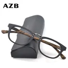 AZB деревянные оправы для очков для женщин и мужчин по рецепту оптические оправы для очков прозрачные линзы очки для чтения
