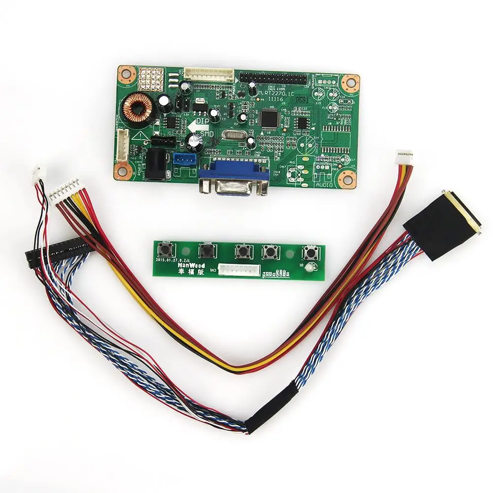 

M.RT2270 LCD/LED Controller Driver Board(VGA) LVDS Monitor Reuse Laptop 1366x768 For LP156WH2(TL)(AA) CLAA156WA11A