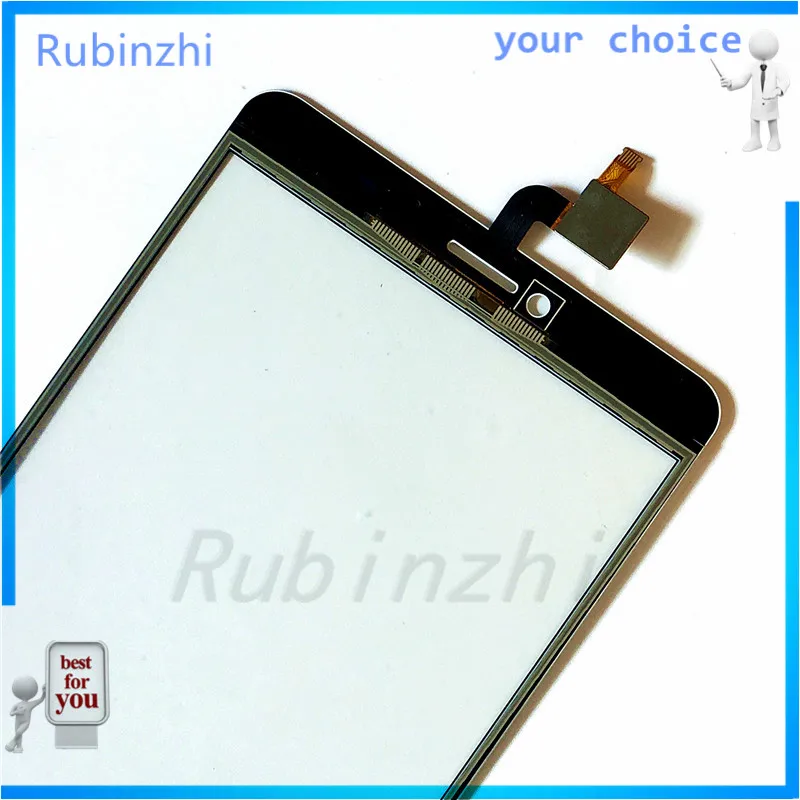 Сенсорный экран RUBINZHI для телефона DOOGEE Y6 Max сенсорный дигитайзер датчик переднее