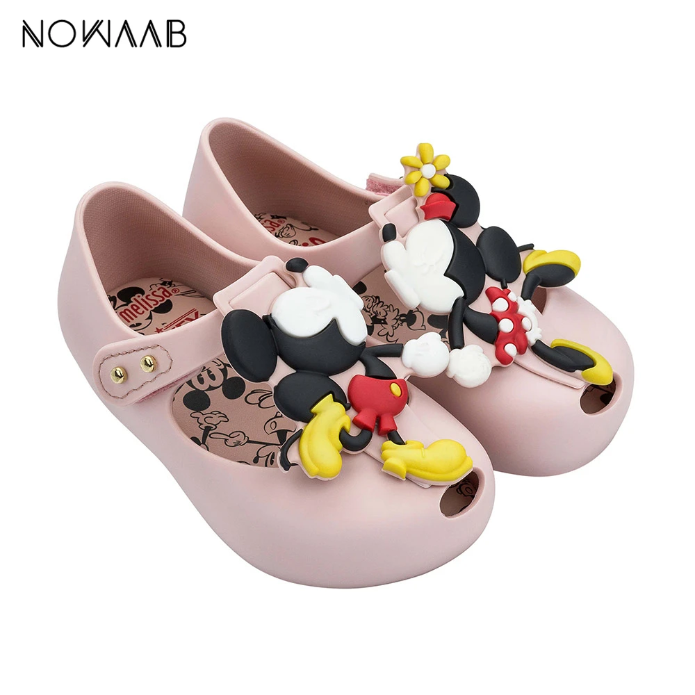 Мини Melissa Ultragirl + Twins III Новинка лета 2019 прозрачная обувь для мальчиков и девочек