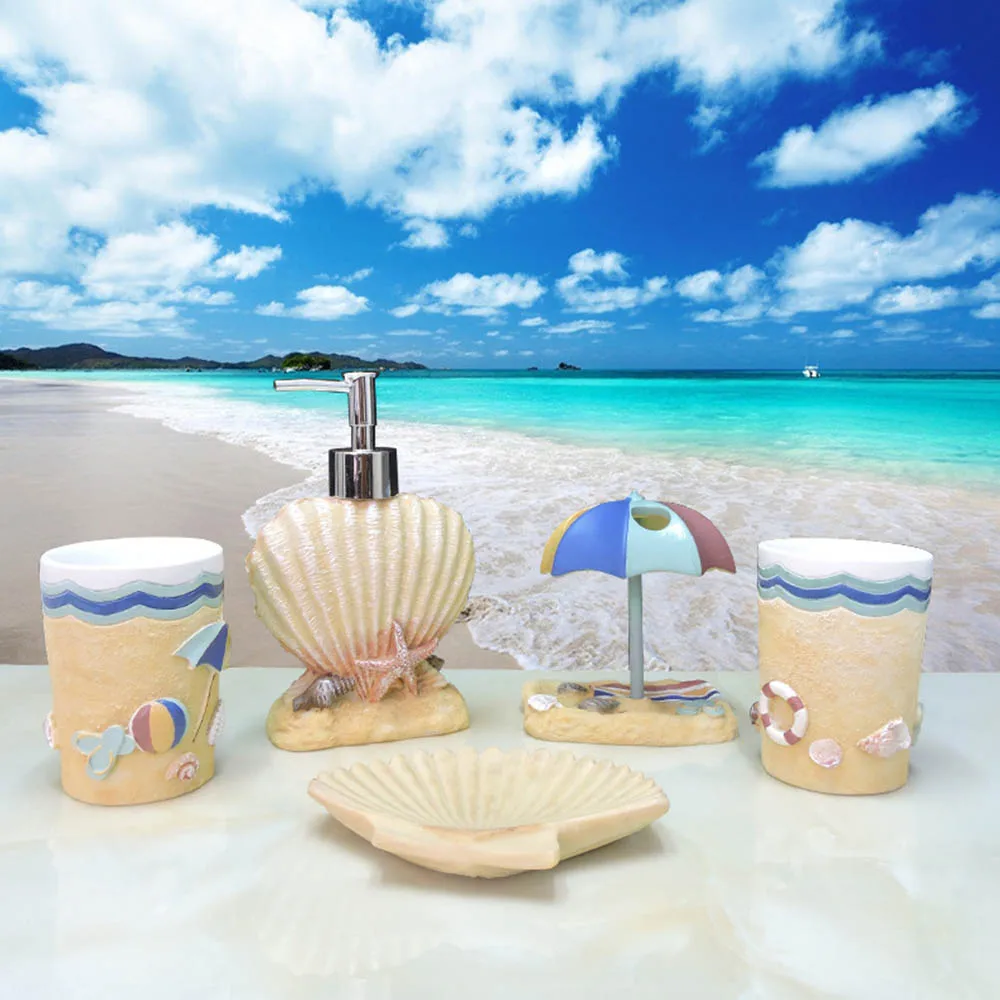 Креативная Гавайская бутылка для ванной чашка полоскания рта держатель зубной