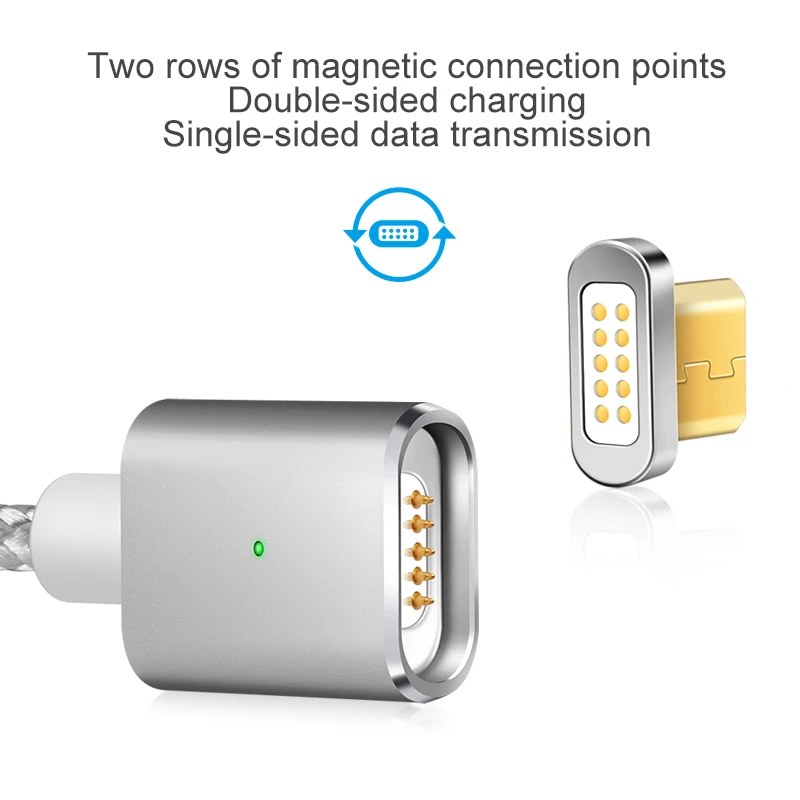 RHOADA E03 магнитное зарядное устройство Micro USB кабель для Xiaomi huawei Android мобильный