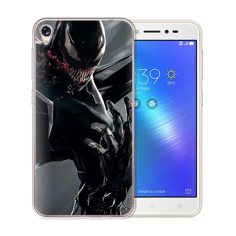 Чехол для Asus Zenfone Live ZB501KL Max 3 4 Pro M1 ZB602KL ZC520KL ZC520TL чехол etui телефона Venom cool funda |