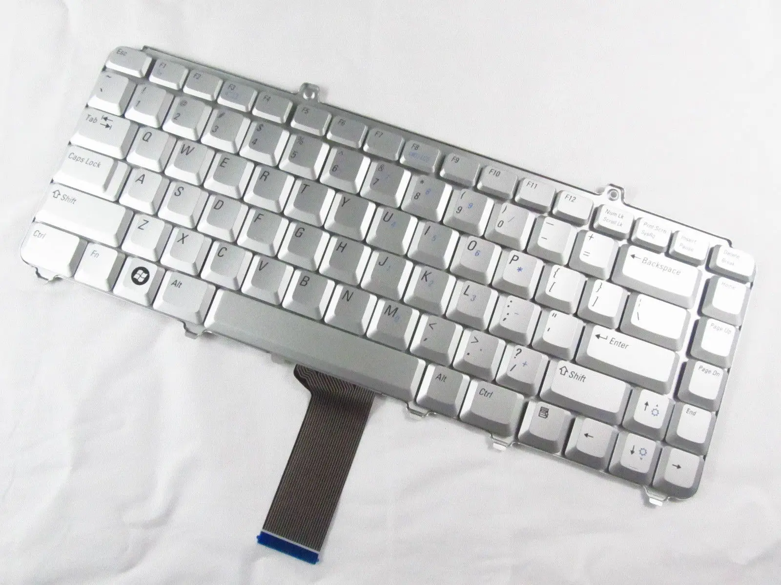 Оригинальный OEM для Dell Inspiron 1420 1520 1521 1525 1526 XPS M1330 клавиатура NK750 Серебристая США |