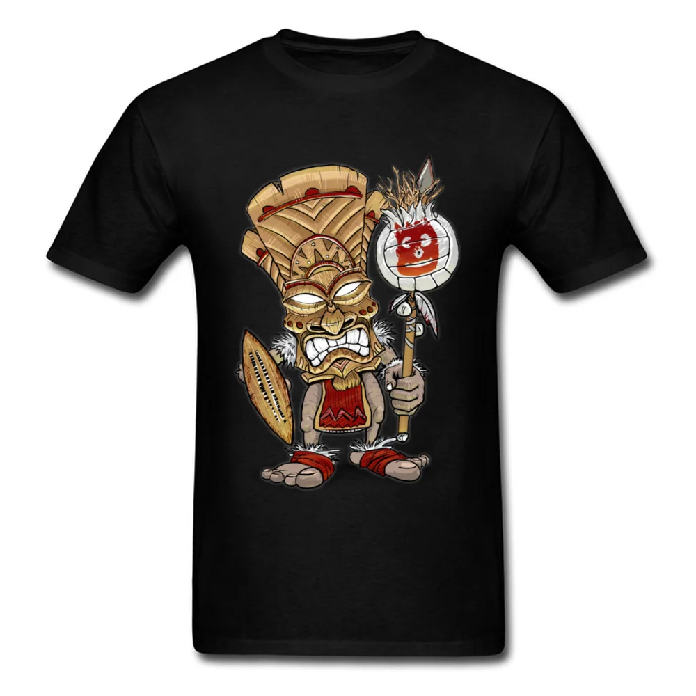 Мужские футболки Wilson Warrior Tiki God повседневные топы с объемным принтом круглый