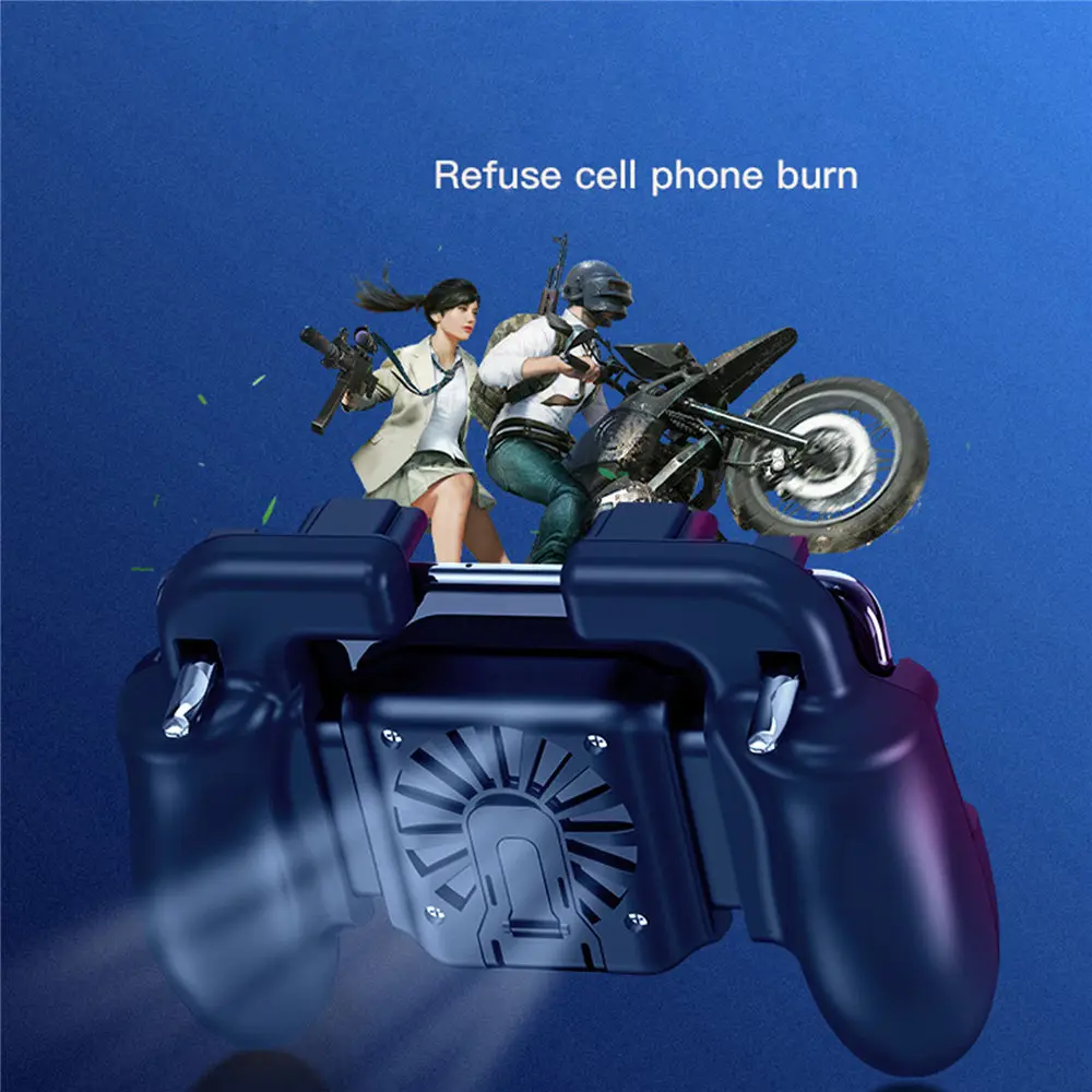 PUBG мобильный контроллер L1R1 геймпад кулер вентилятор для iOS Android джойстик огневой курок Pubg мобильный джойстик аксессуары