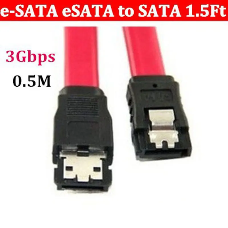 Разъем eSATA 20 шт. кабель Sata 0 5 м стандарта SATA|Компьютерные кабели и разъемы| |