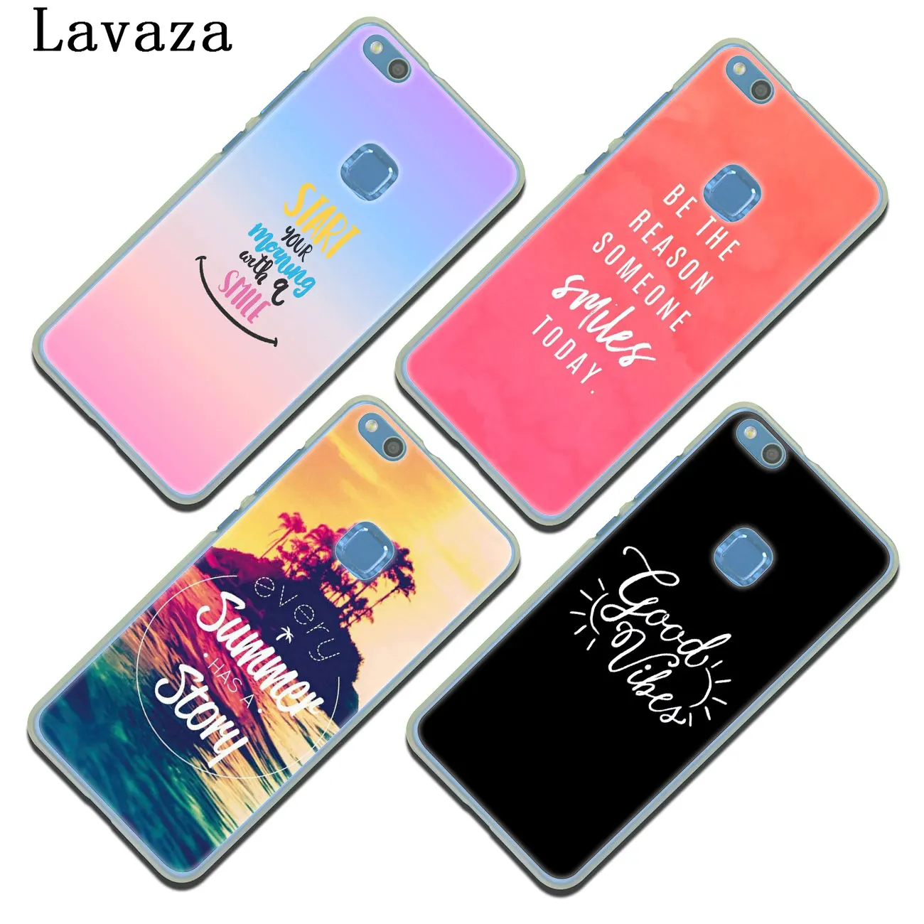 Лаваза пословица фраза девиз Good Vibes Только Love чехол для Huawei P30 P20 P10 P9 Plus P8 Lite Mini 2017 P