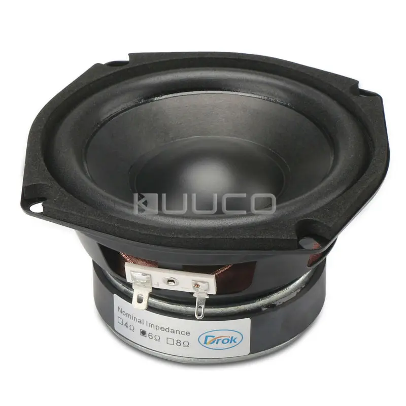 Динамик сабвуферный 4 5 дюйма 6 Ом Hi Fi 40 Вт|speaker 40w|speaker forspeaker speaker |