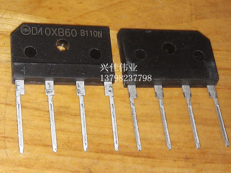 10 шт. Новый D10XB60 без каблука мостовой выпрямитель bridge реактора 10A/600 В SHINDENGEN