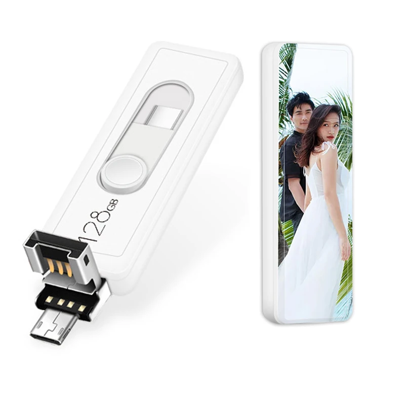 USB флеш накопитель 3 в 1 с поддержкой OTG Type C 128/64/32 ГБ|USB флэш-накопители| |