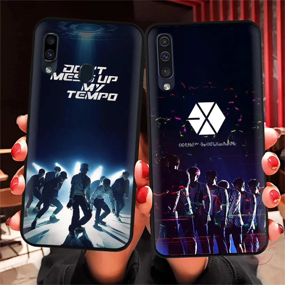 WEBBEDEPP EXO Cool Soft Case for Samsung A3 5 6 7 8 9 J6 A10 A20 A30 A40 A50 A60 A70 S M10 M20 M30 M40 |