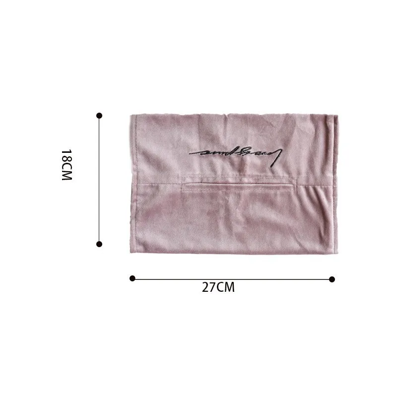 pink 1 шт. Sureon бархатная коробка для салфетница, бумажный набор, для гостиной, для транспортного средства, для хранения туалетной бумаги, для домашнего интерьера - Цвет: pink