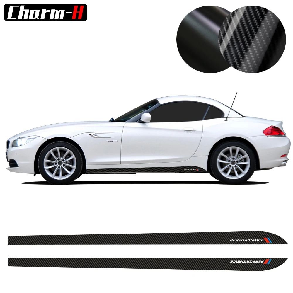 

2 шт., наклейки для BMW Z4 E85 E86 E89 5D из углеродного волокна и винила