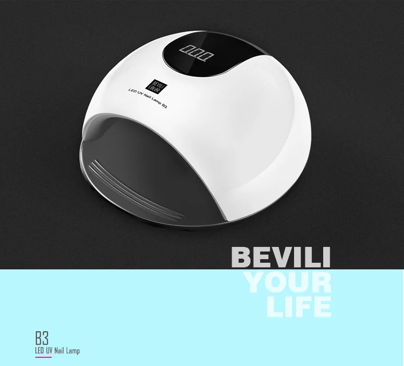 Hot LED UV Nail Lamp B3 Colorful 80W Manicure 36 LEDs Machine UV Nail Dryer Ice Nagel Lamp SUN Light Fast Curing All Gel Varnish
