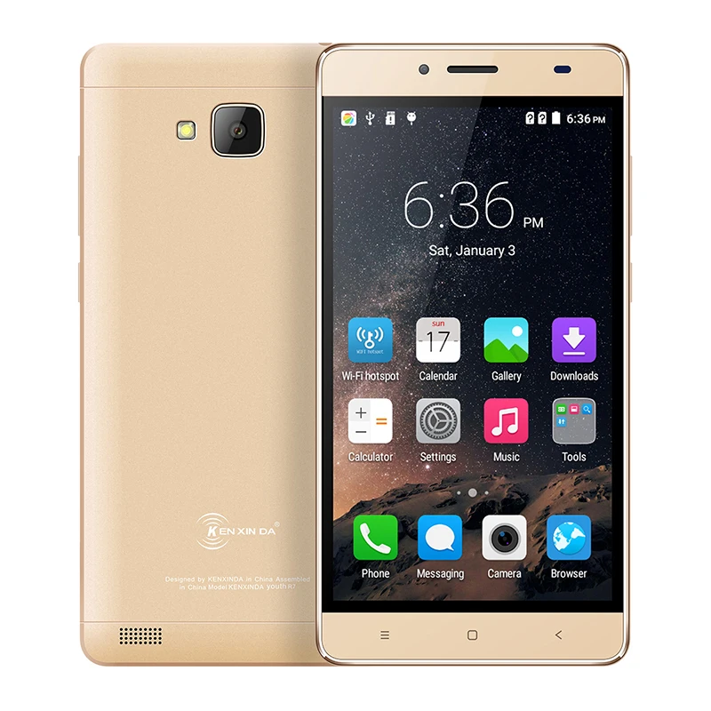 KenXinDa R7 смартфон с 5 5-дюймовым дисплеем четырёхъядерным процессором SC7731 ОЗУ 1 ГБ