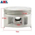 Комплект поршневых колец для мотоцикла, диаметр отверстия 70 мм, 70,25 мм, 70,50 мм, для Yamaha ST225, Bronco, XT225, TT225, TTR225, TTR230, TW225