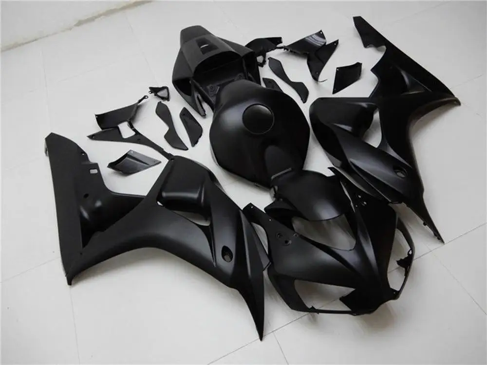 Matte Black ZXMT матовая блестящий черный обтекатель плесень комплект для Honda CBR1000RR 2006-2007 ABS система впрыска Кузов комплект - Цвет: Matte Black