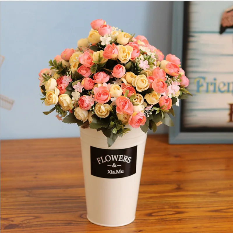 Европейский стиль высокого класса свадебный искусственный цветок голова чая