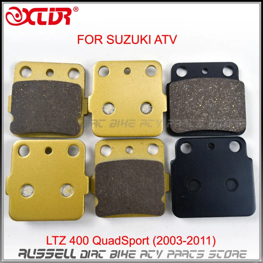 Набор тормозных колодок мотоцикла для SUZUKI ATV LTZ 400 QuadSport (2003 2011) LTZ400 LT Z Z400|Тормозные
