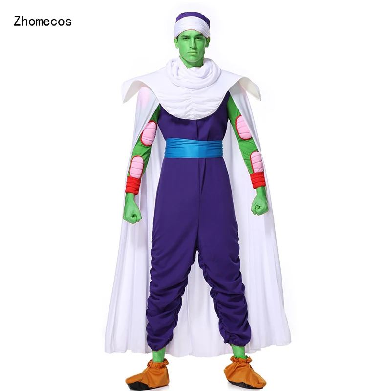 Zhomecos Amine Dragon Ball Piccolo косплей костюм, полный набор костюмов для мужчин Необычные вечерние костюмы для косплея