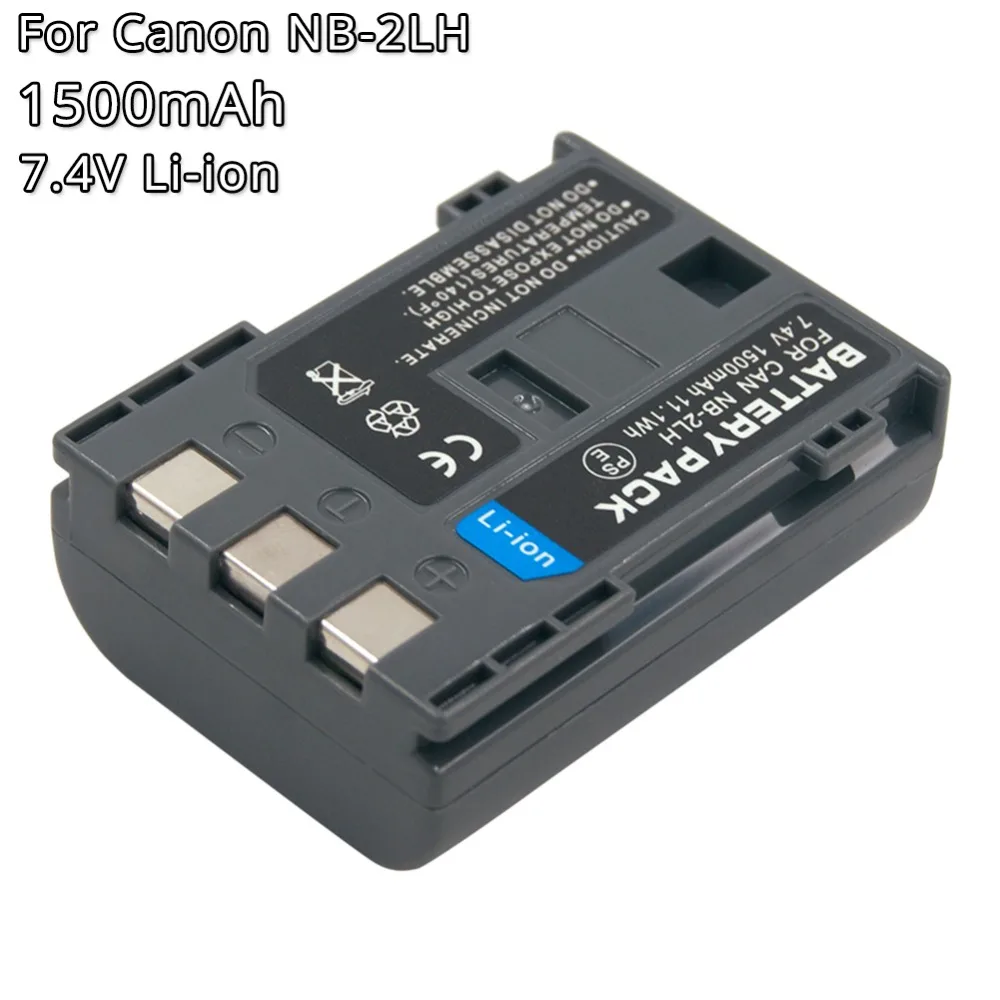 NB-2L NB2L NB-2LH NB2LH 7,4 V 1.5Ah литий-ионная аккумуляторная батарея для камеры Canon Powershot g9 s70 EOS 350D 400D Rebel xti