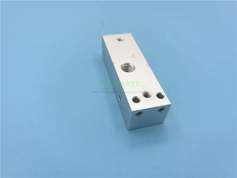 SWMAKER репликатор 2 3D принтер MK8 один экструдер бар крепление hotend бар алюминиевый сплав металлический бар крепление нагреватель Блок
