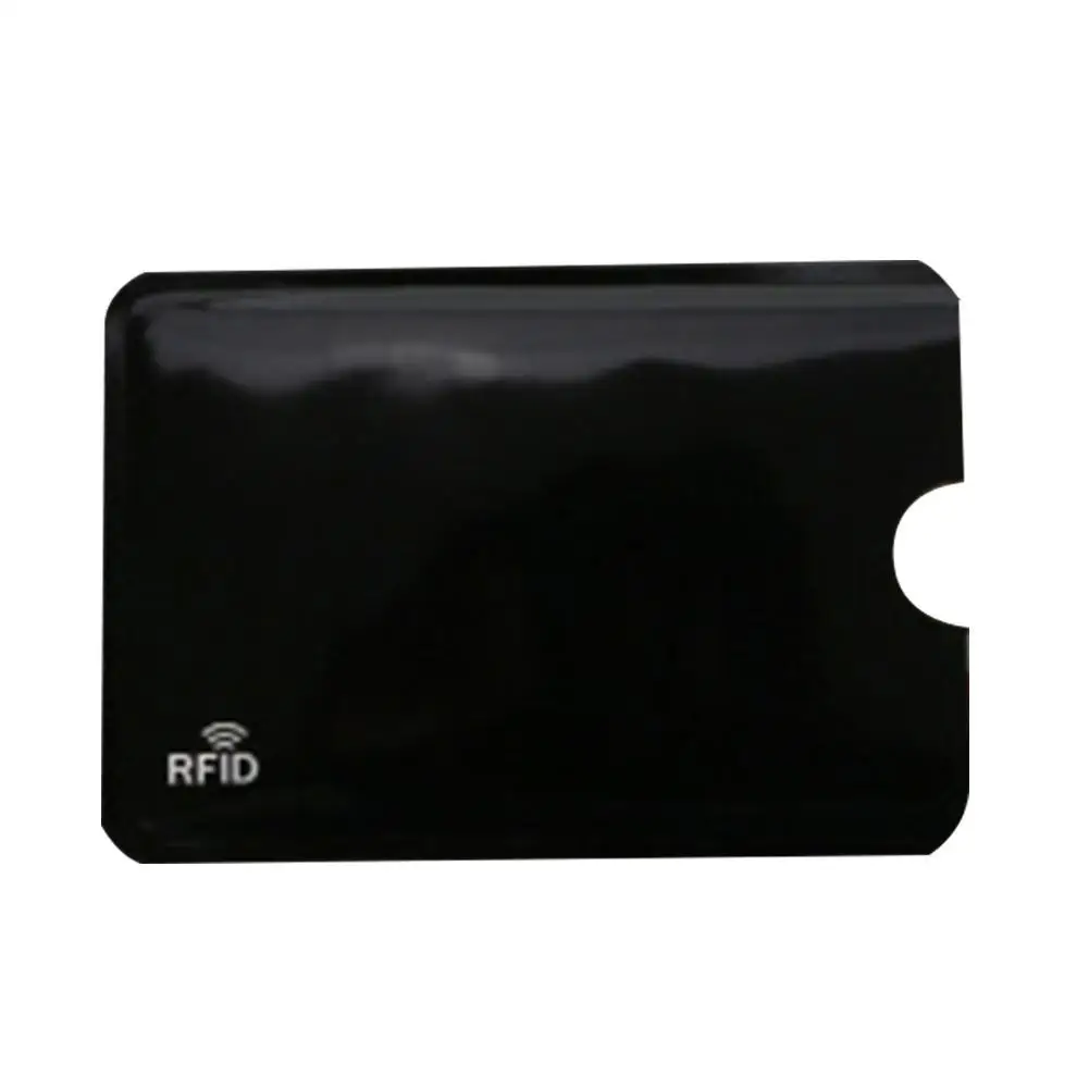 Анти RFID Блокировка банковских карт Бесконтактный дебетовый кредитный протектор рукав кошелек держатель для карт