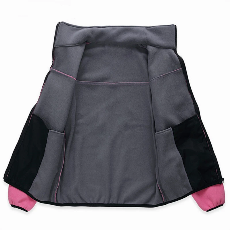 Женские и мужские зимние походные флисовые куртки лыжные пальто антистатические