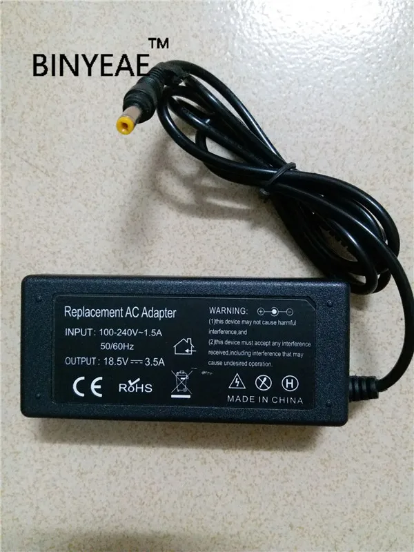 

18.5V 3.5A 65W Power Adapter Charger for LG E200 E300 E23 RD405 RD40 R40 GS40 402018-001 AC-C14