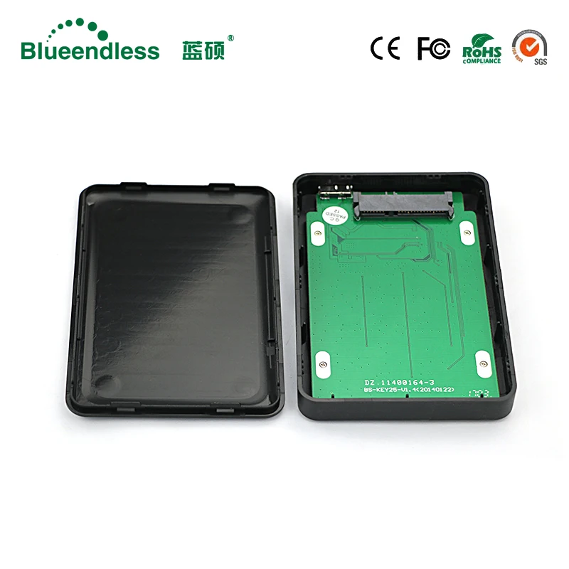 100% 1 ТБ новый продукт пластиковый жесткий диск корпус 2 5 sata usb 3 0 быстрый внешние