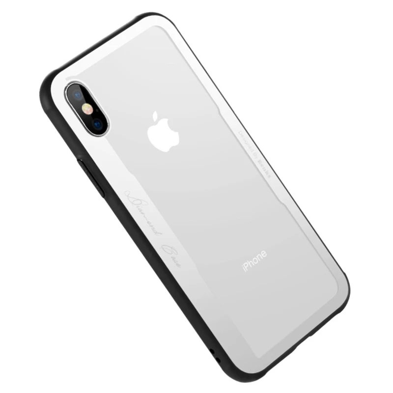 Benks Crystal Color Series for iPhone XS Luxury Soft Edge TPU + Tempered Glass Protective Back Case iphone x | Мобильные телефоны и