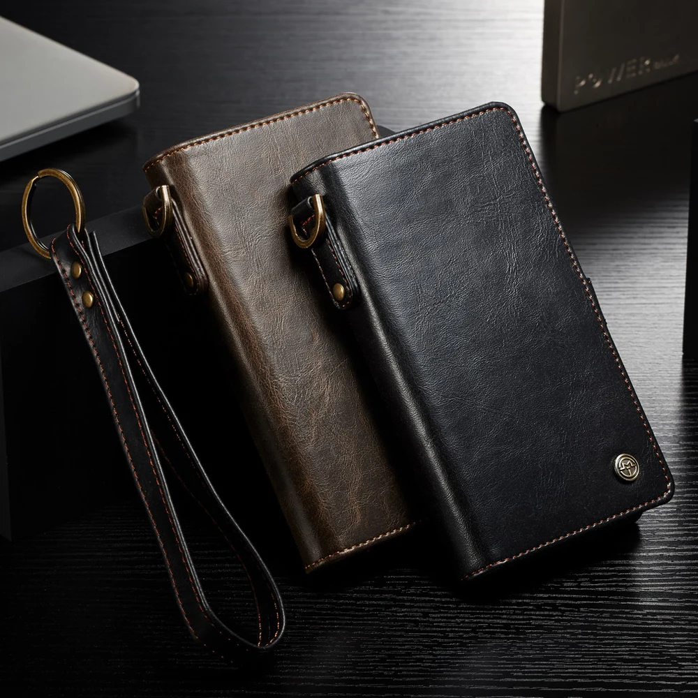 Чехол-Кошелек с ремешком и отделением для карт чехол Apple iPhone XS Max Роскошный из