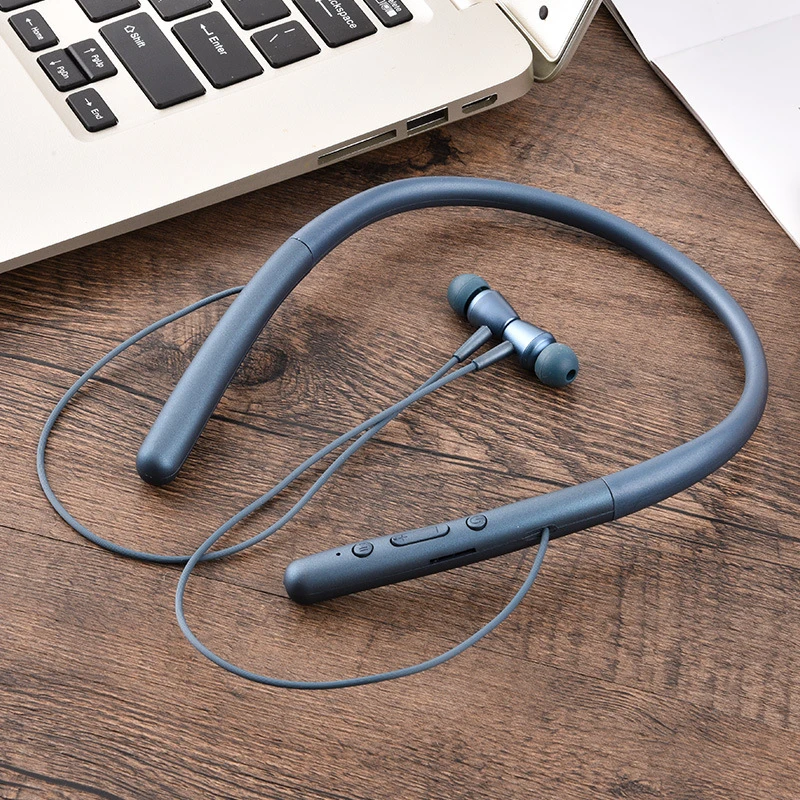 Карамельный цвет Висячие шеи Bluetooth стерео гарнитура наушники-вкладыши спортивные шеи Висячие Бег для Xiaomi IPhone huawei Портативный