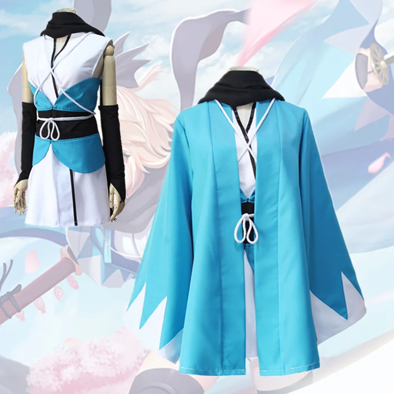Аниме Fate Grand Order Косплей костюмы Okita Souji Костюм Кимоно Хэллоуин карнавальвечерние