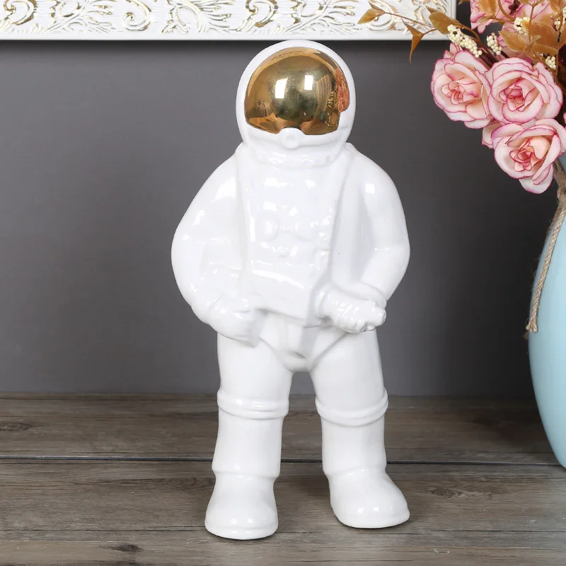 

Ceramic Crafts Astronaut Home Figurines Decor Desktop Decoration ElimElim