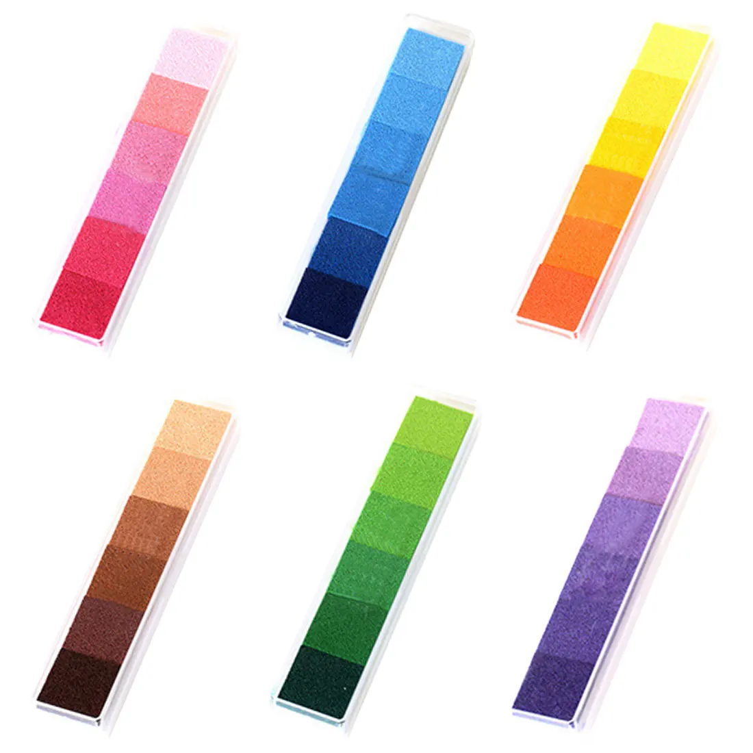 Градиентный Цветной чернильный коврик для дома с печатью блокнот скрапбукинга