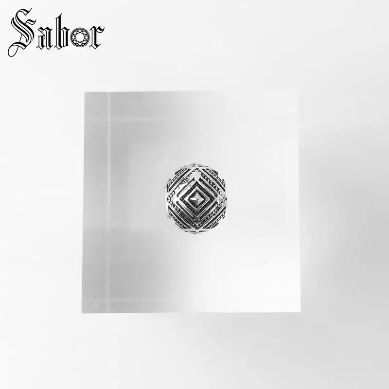 Женские бусины сделай сам с орнаментом в африканском стиле крест Фатима