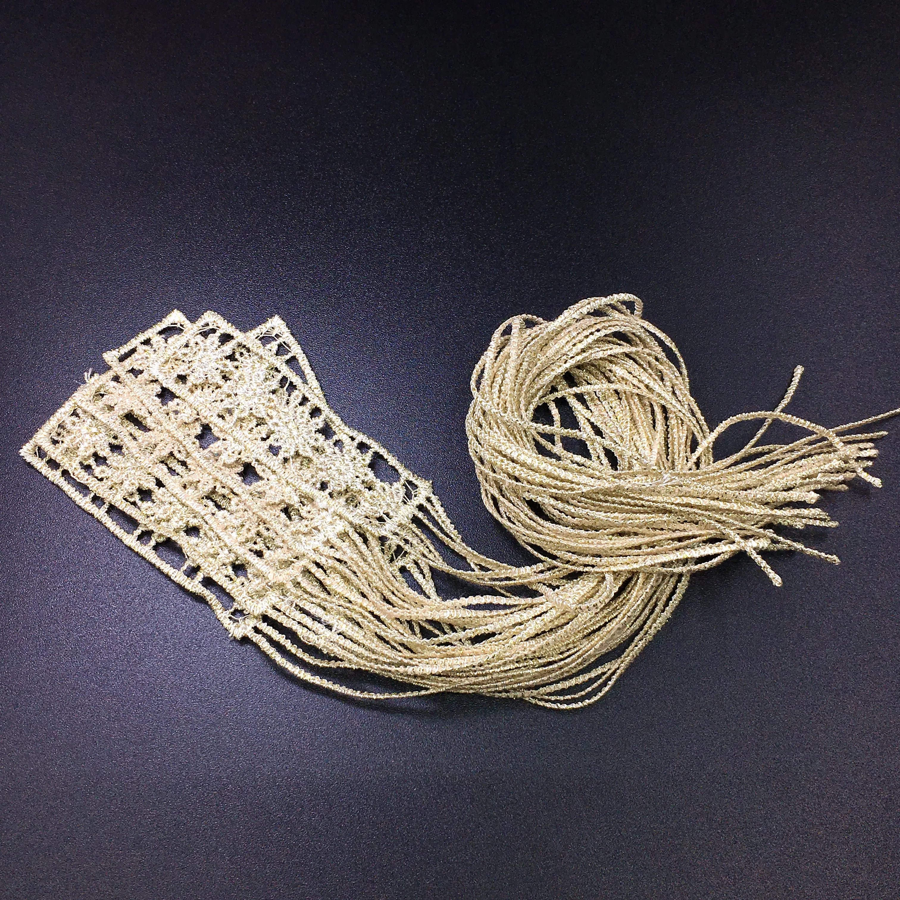 6pc 30x2cm Sew On Gold Embroidery Tassel Patch Baroque Embroidered Applique Fringe Patches For Clothing Parches Bordados AC0945 - купить по