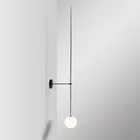 Светодиодный настенный светильник в скандинавском стиле лофт креативный стеклянный шар кафе ванная комната зеркало Besdside Американский Ретро настенный светильник бра