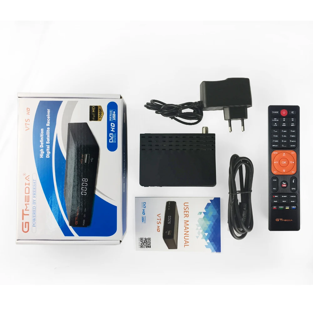 Freesat V7S HD DVB S/S2 спутниковый ресивер Full 1080P + USB wifi поддерживает YouTube Ccam Европа Испания