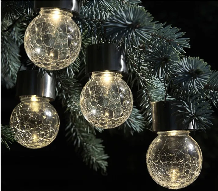 Наружная Солнечная светодиодная Подвесная лампа декоративный разноцветный